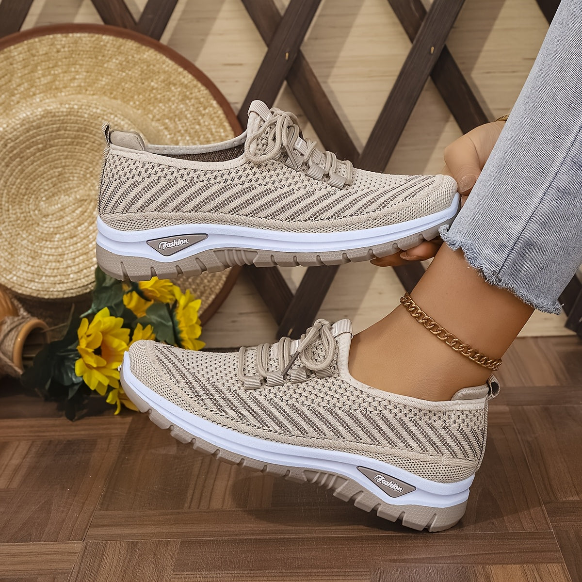 Women’s Slip-On Shoes Summer Beach Casual Sneakers for Travel and Vacation