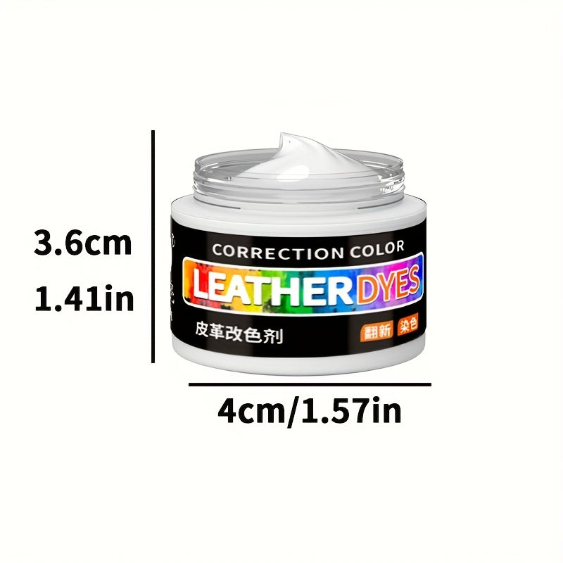 White Shoe Repair Cream 30g Leather Fix Kit for White Edges and Scrapes