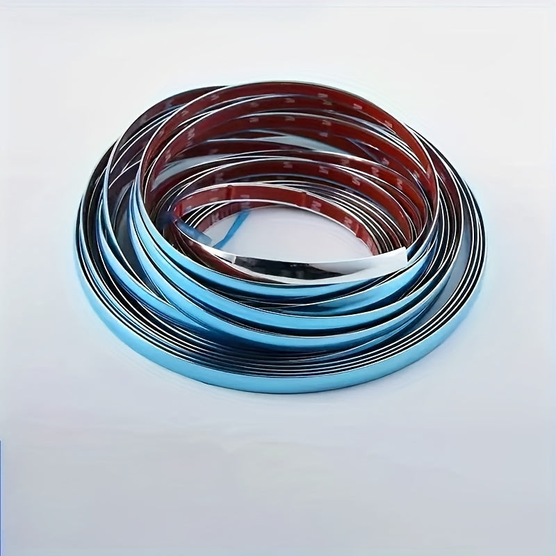 Protector de parachoques, puertas y ventanas de cromo plateado para coche, de 3m/118in