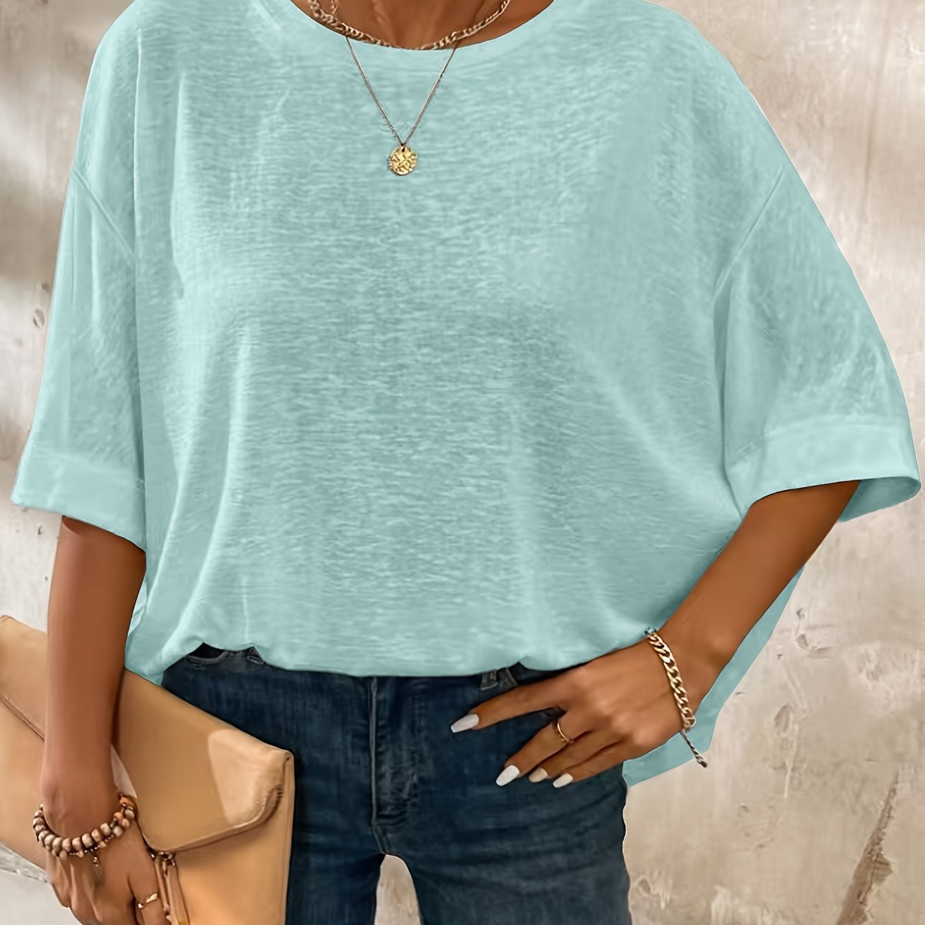 Women’s Casual Short Sleeve T-Shirt Lightweight Breathable Top for All Seasons