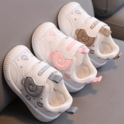 Kichkina erkaklar va qizlar uchun yumshoq taglikli yurish poyabzali Bahor Kuz anti-silj tarmoq kundalik chaqaloq poyabzali