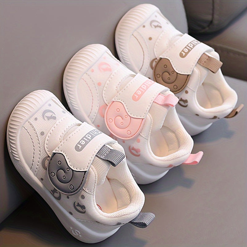 Kichkina erkaklar va qizlar uchun yumshoq taglikli yurish poyabzali Bahor Kuz anti-silj tarmoq kundalik chaqaloq poyabzali