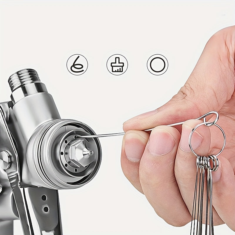 21pcs Car Paint Airbrush Cleaning Brush Set for Spray Gun Nozzles