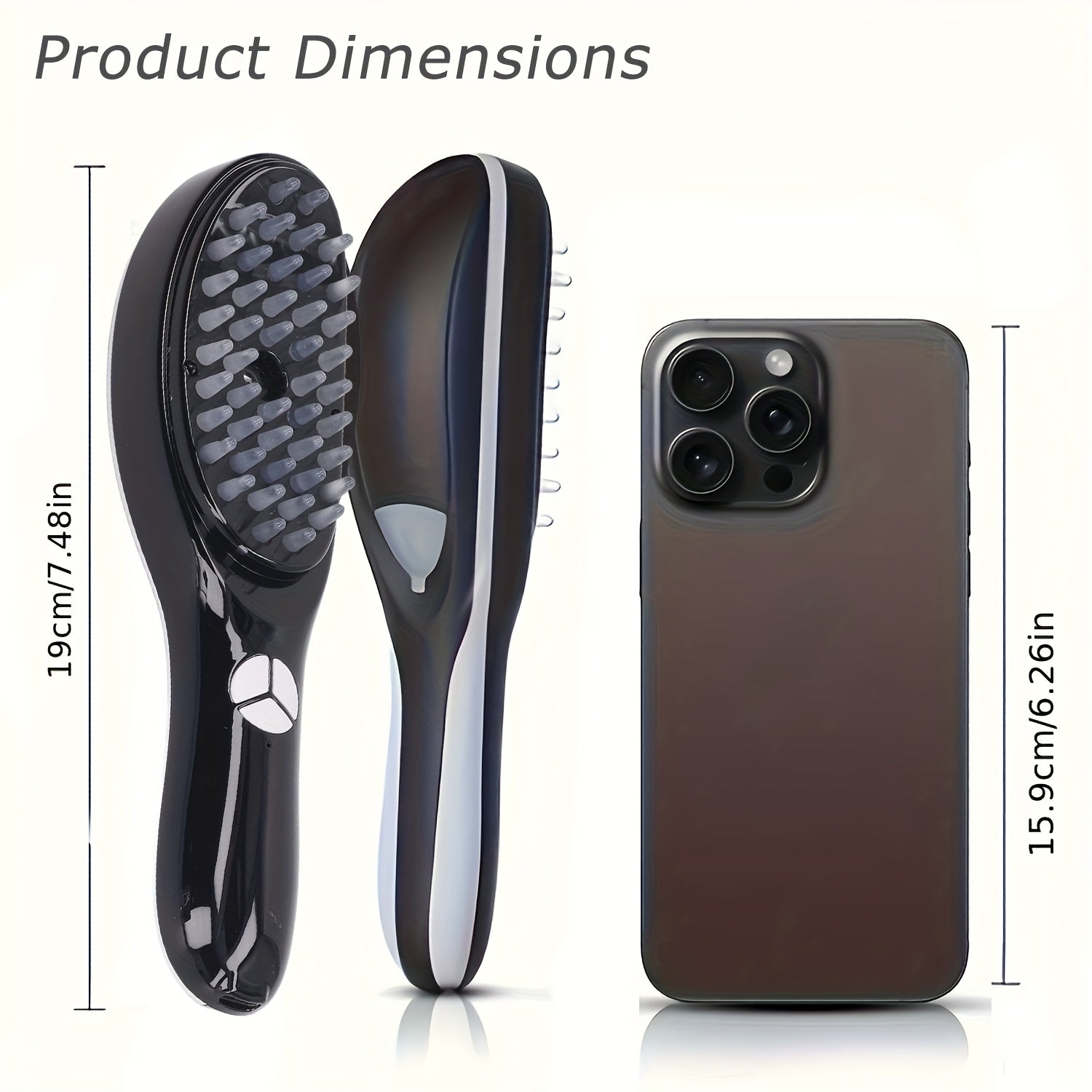 Barcha oilaning dam olish uchun bug' funksiyali vibratsiyali bosh massajchisi.