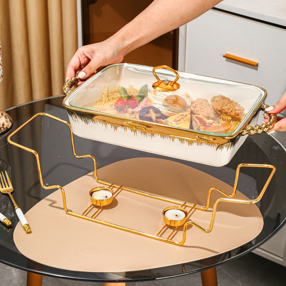 Керамический сервировочный набор тарелок, формы для выпечки, изолированные кастрюли для хлеба, пиццы