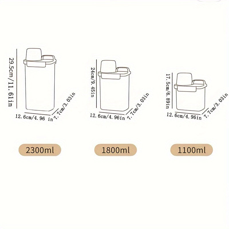 Katta sig'imli kir yuvish kukuni saqlash qutisi - Elektr energiyasiz uyda foydalanish, oshxona va hammomni tartibga solish uchun mukammal. Rojdestvo yoki Halloween sovg'alari uchun ajoyib!