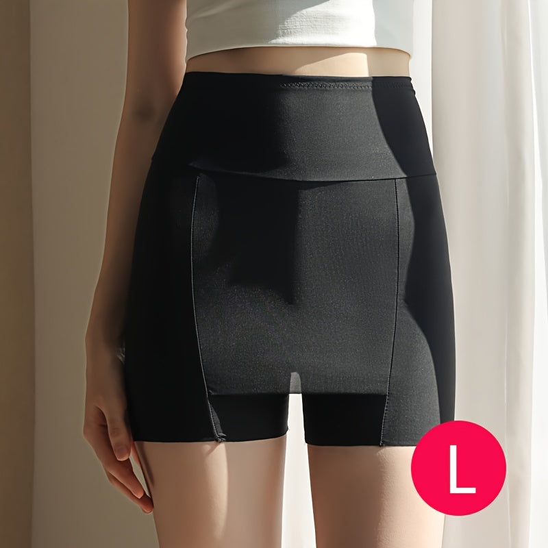 "Шорты для женщин с высокой талией и контролем живота для летних платьев в бежевом цвете"