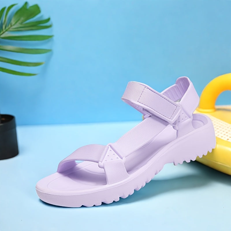 Women's EVA Slide Sandals with Adjustable Ankle Strap Open Toe Multiple Colors