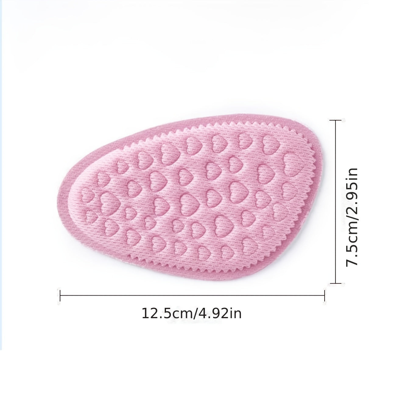 Unisex oyoq parvarishi old oyoq padlari, sirpanchiq bo'lmagan, yarim ichki poyabzal, yuqori poyafzal uchun