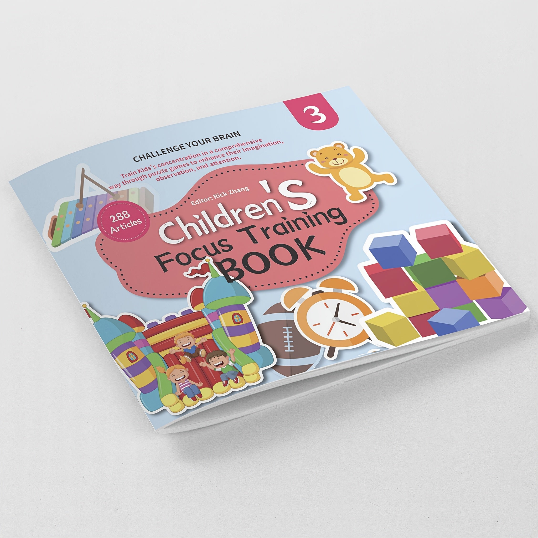 Engaging Focus Enhancement Activity Book for Kids Pattern Recognition Rule Following Brain-Boosting Workbook