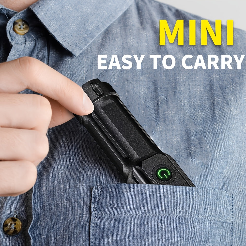 Rechargeable LED Flashlight with Telescopic Zoom and USB Charging 800mAh Battery