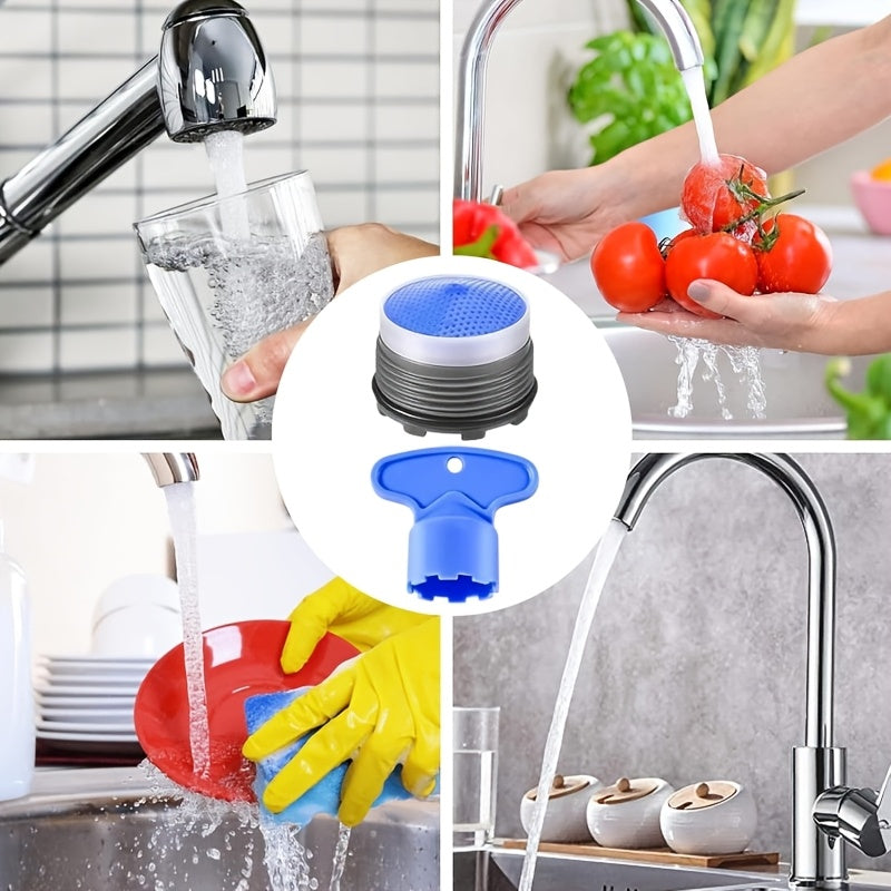 12-Pack Plastic Faucet Aerator Set with M18.5 Thread and Mixing Nozzle Keys
