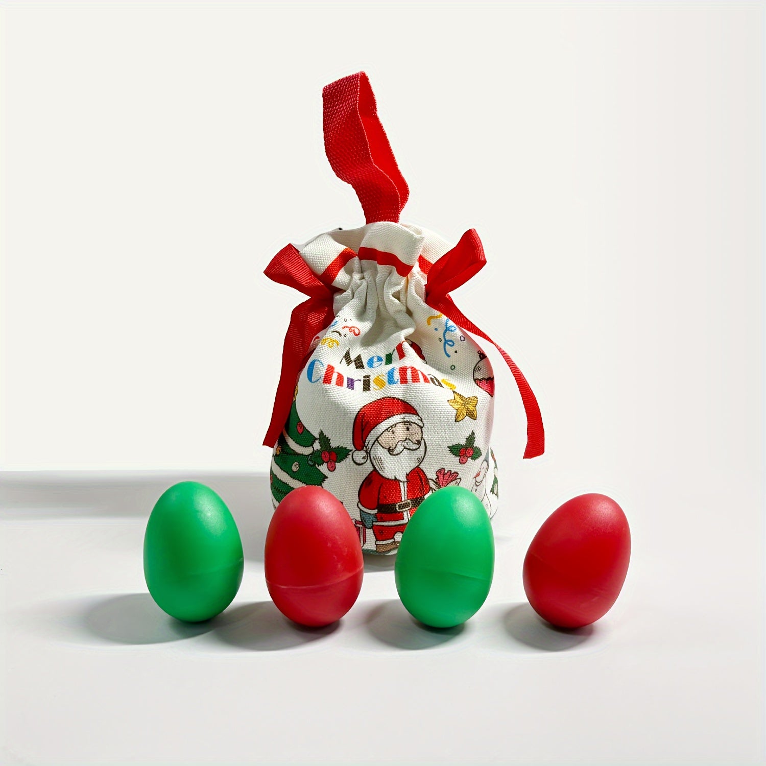 Set of 2 Vibrant Percussion Instruments for Kids Colorful PET Plastic Sand Balls for Music Education