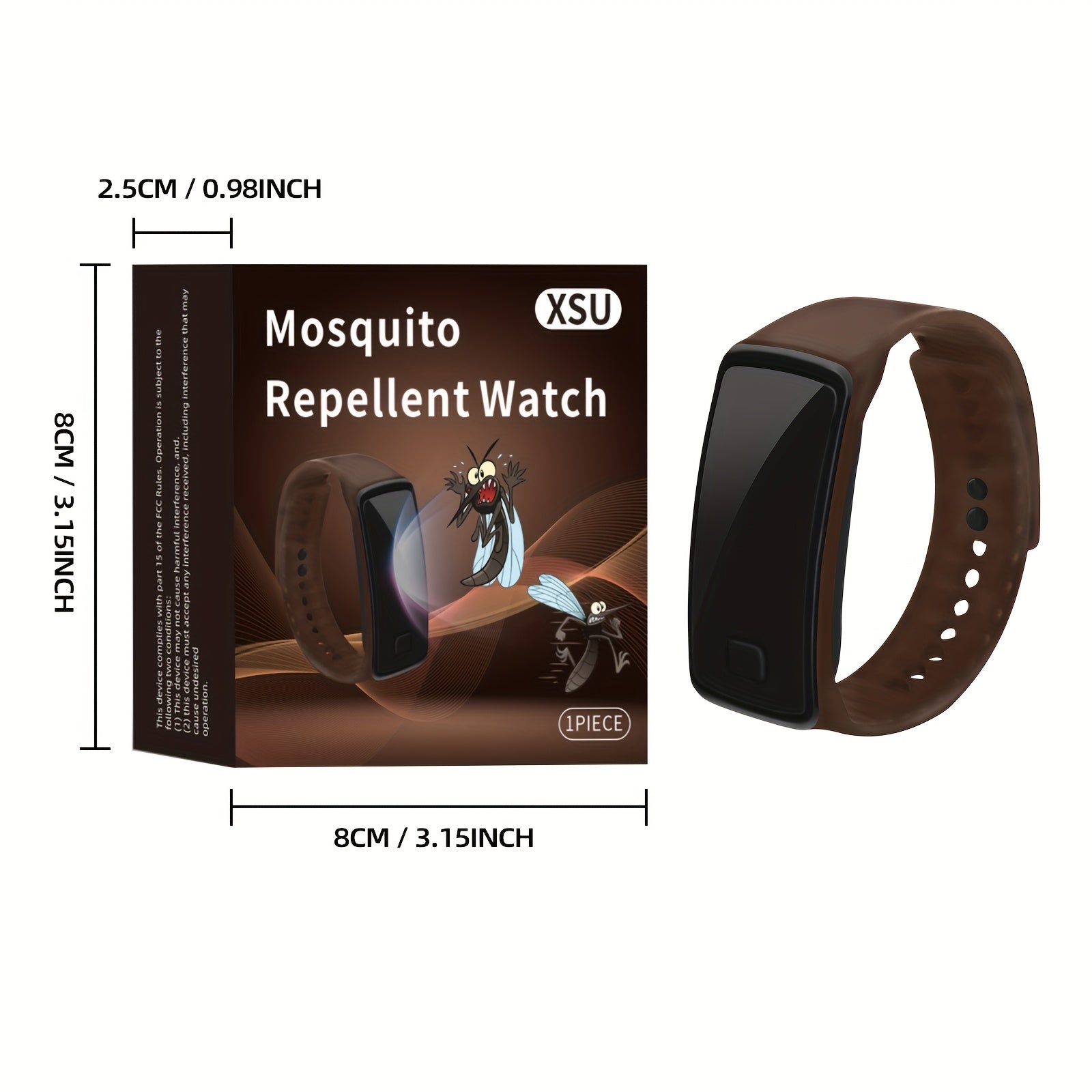 Unisex Silicone Mosquito Repellent Wristband for Outdoors, Insect Protection