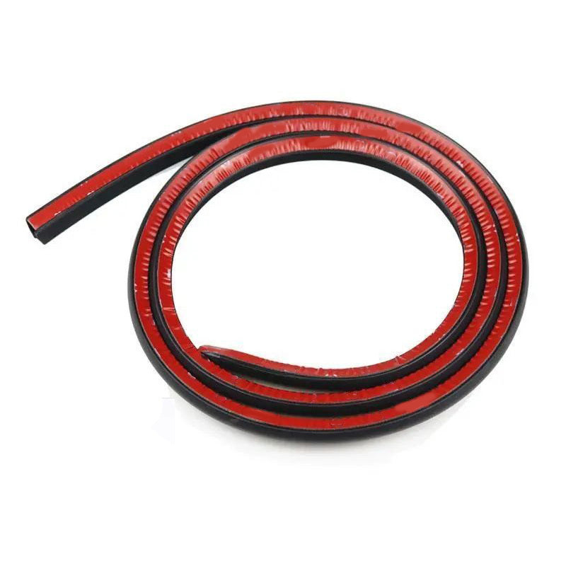 5m EPDM Rubber Car Door Seal Strip D-Type Hood Insulation Noise Reduction