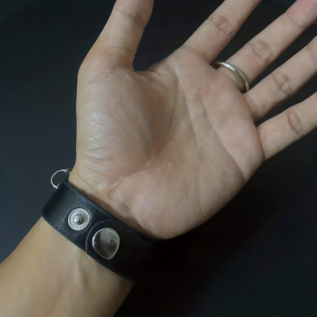 Gothic Punk Anime Skull Square Quartz Watch with Leather Bracelet for Halloween