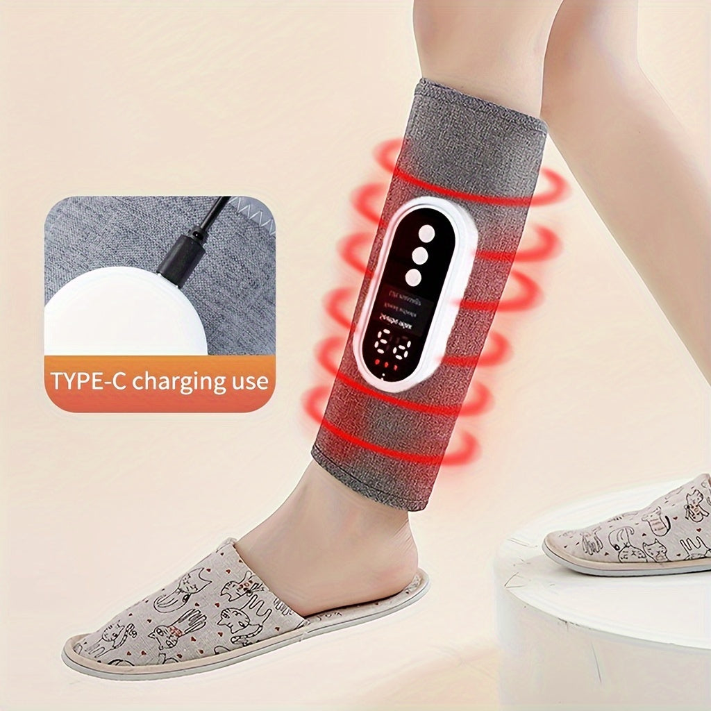 Calf Air Compression Massager with Heat 3 Modes Rechargeable Battery