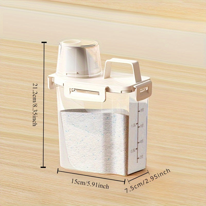 Airtight Plastic Food Storage Containers Set 1.75L 2.5L 3L Leakproof Moistureproof