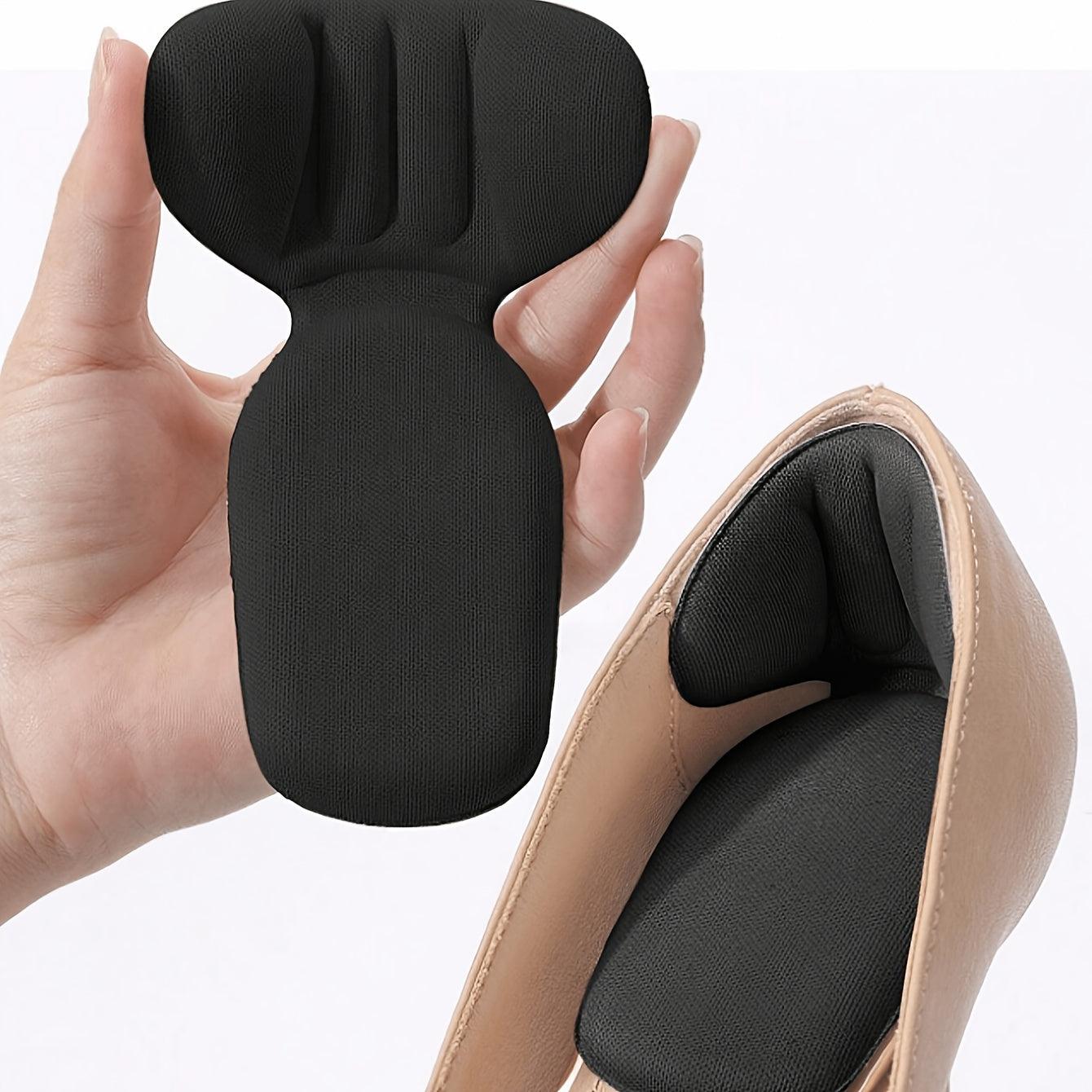 Unisex polyester ichki qismi oyoq kiyimlari uchun orqa yostiqchalar, tishlashga qarshi, qulaylik uchun insertlar