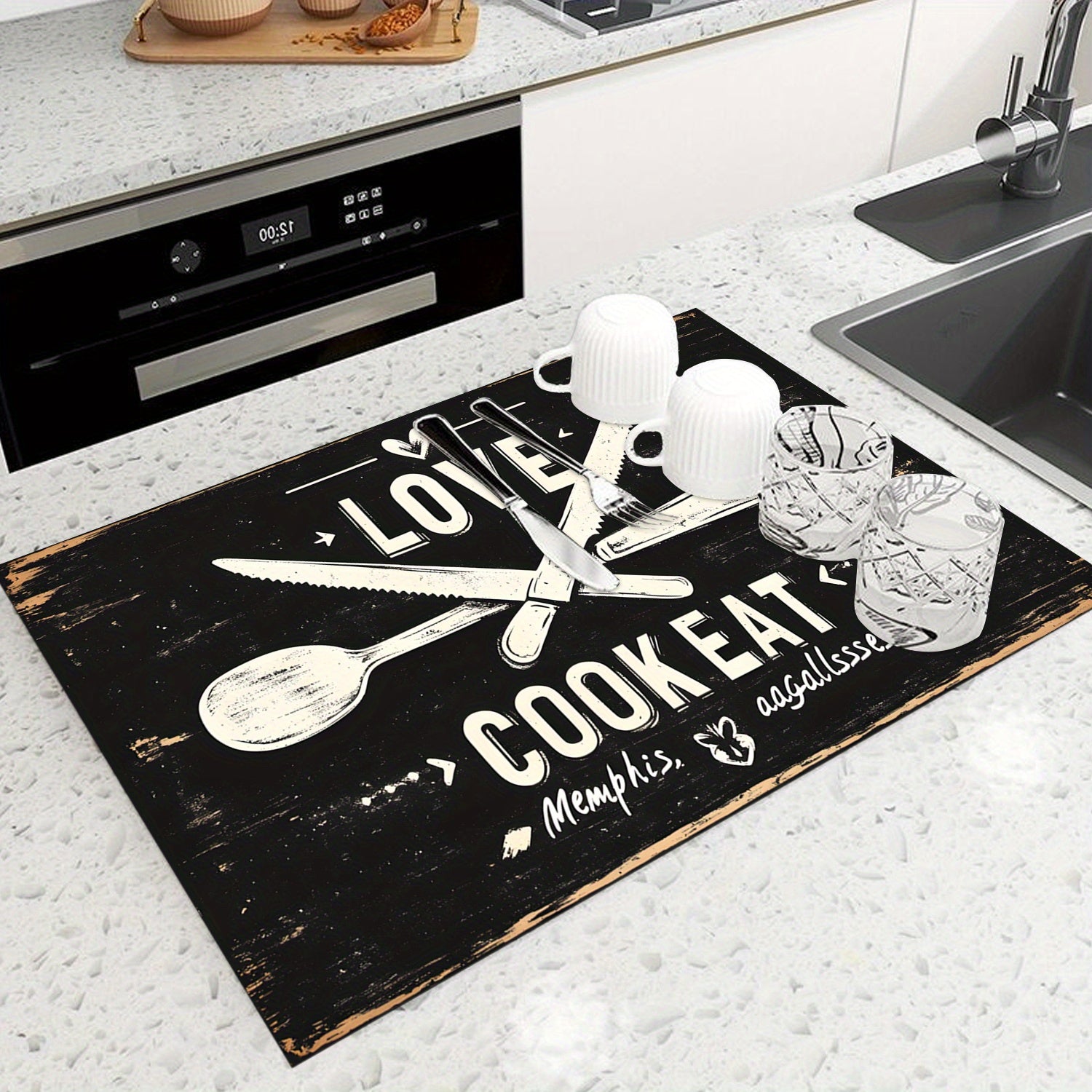 Rezina oshxona plitkasi himoya yostiqlari issiqlikka chidamli, sirg‘almas, chizishga qarshi, oson tozalanadi