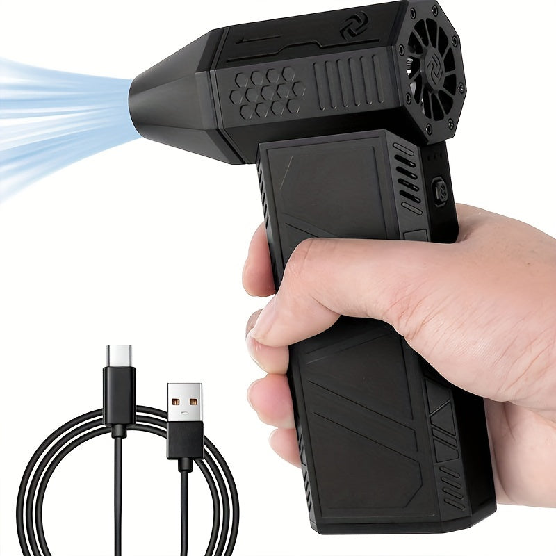 Black Portable High-Efficiency Air Blower for Outdoor Camping Snow Water Pet Hair