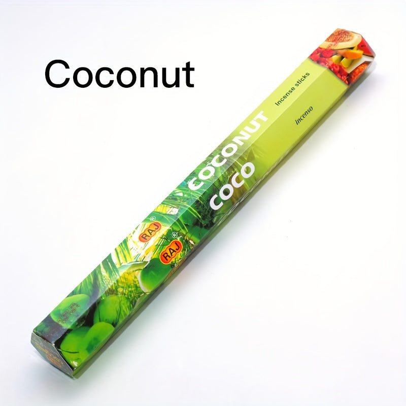 20 шт. коробка ароматерапевтических полосок с 20 благовониями различных ароматов из Индии. Идеально подходит для йоги, медитации и домашнего декора.