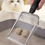 Stainless Steel Cat Litter Scoop Extra Large Durable Filtration Wide Screen
