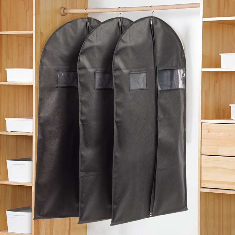 Lightweight Transparent Garment Bag for Travel and Storage with Zipper Closure