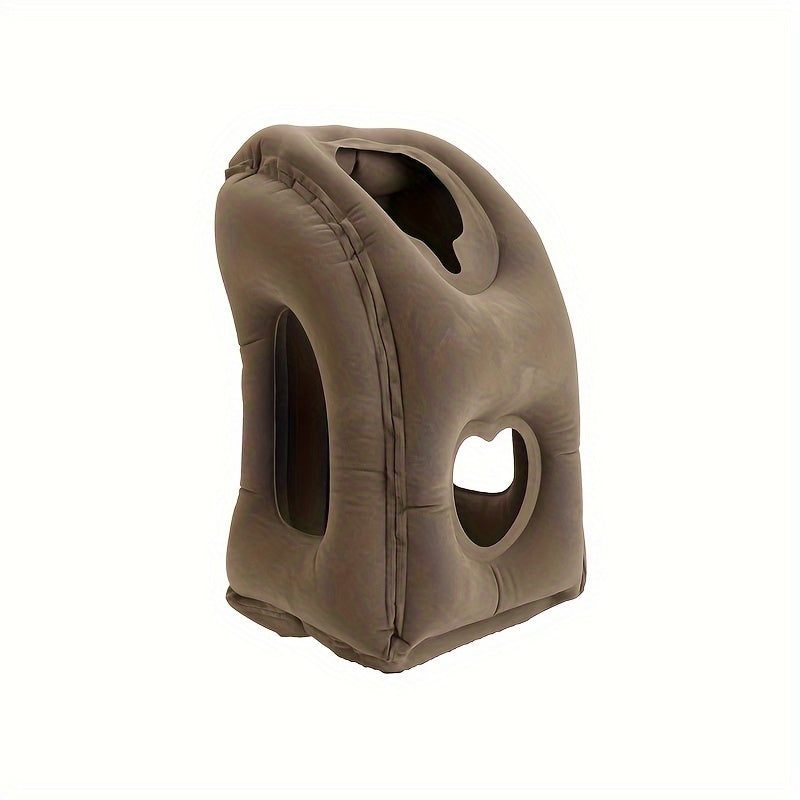 Inflatable Travel Pillow Neck Lumbar Support for Airplane Car RV