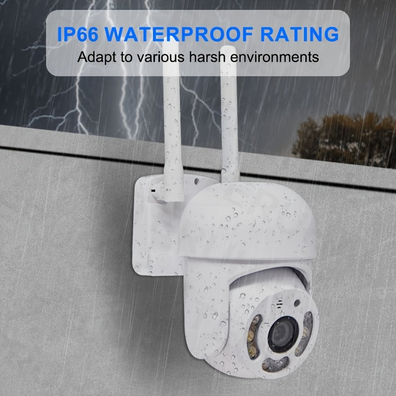 Outdoor WiFi Security Camera 1080p HD Night Vision Waterproof Panoramic Motion Detection