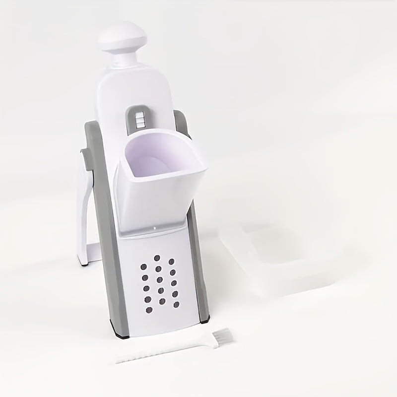 Adjustable Vegetable Slicer and Chopper with Stainless Steel Blade for French Fries and Salad
