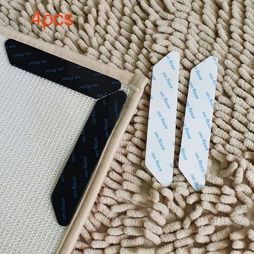 Qora PVC gilam stabilizatori lentasi, sirpanishga qarshi tutqich, yashash xonasi va hammom uchun