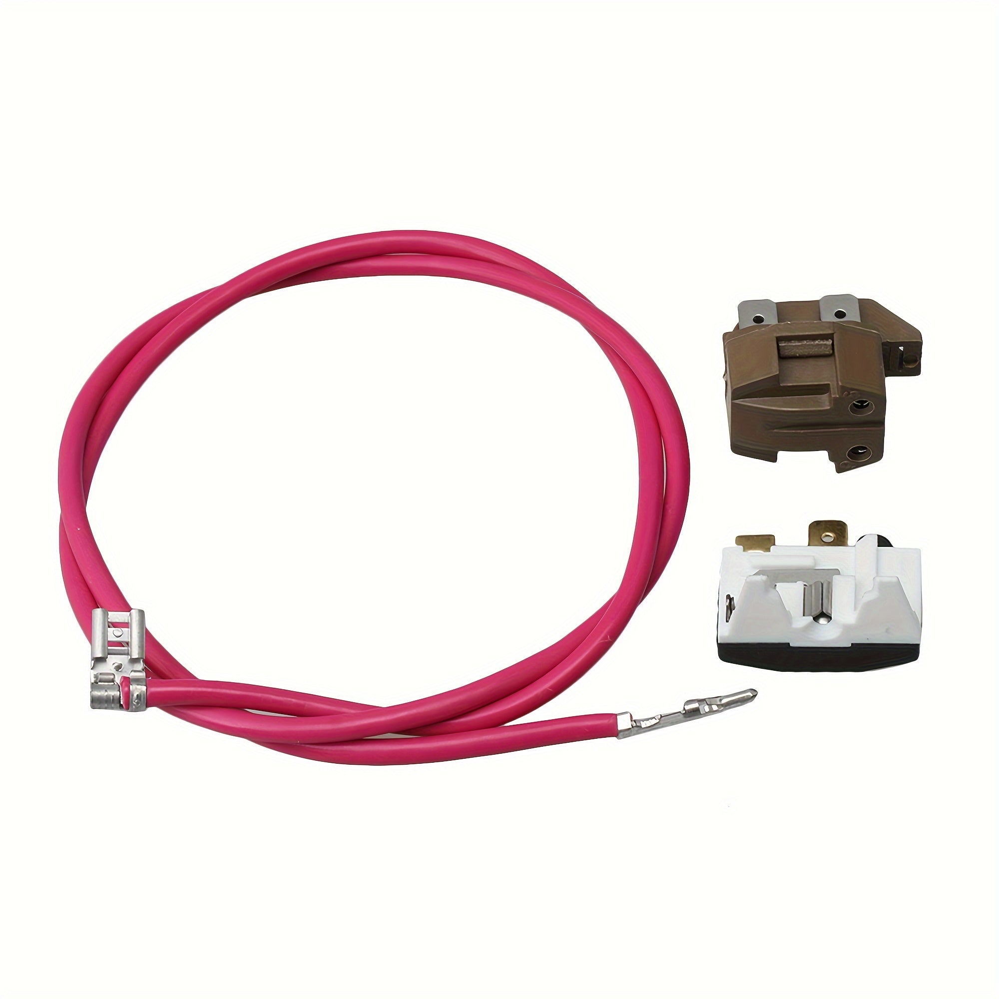 Pink Refrigerator Relay Kit for Freezers and Refrigerators Long-Lasting Plastic Metal