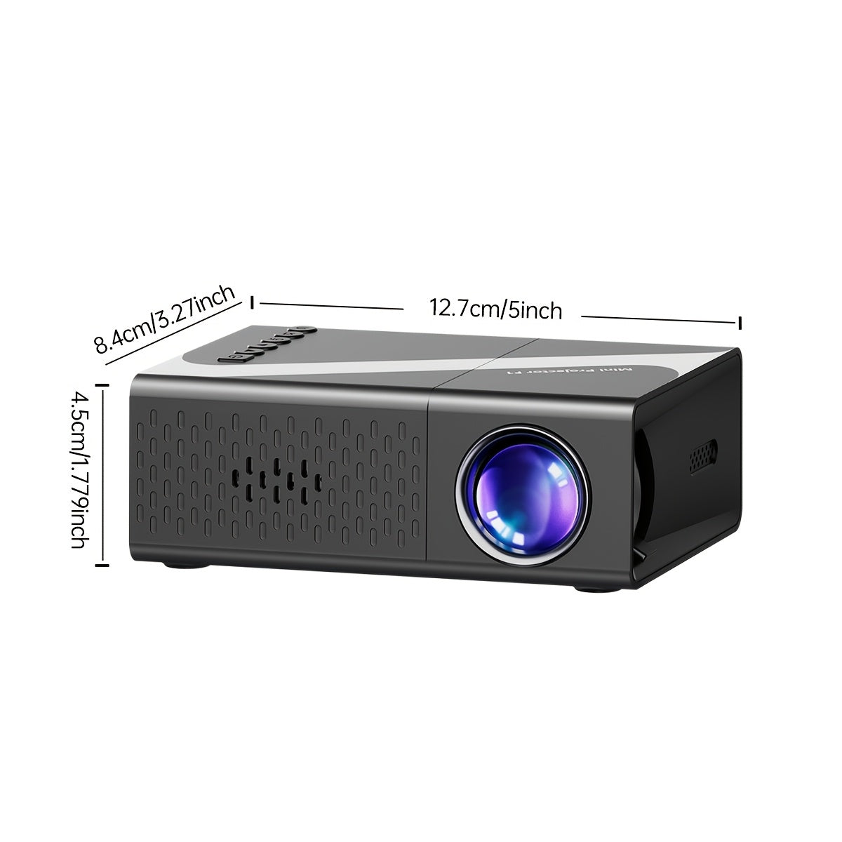 Video Projector 1080P Support for Movies TV Gaming for Home Theater and Outdoor