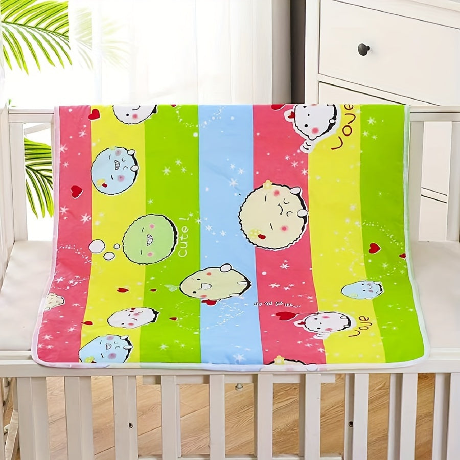 Alfombra de cambio impermeable para bebé 90cm x 70cm, reutilizable, lavable, para pañales de niños