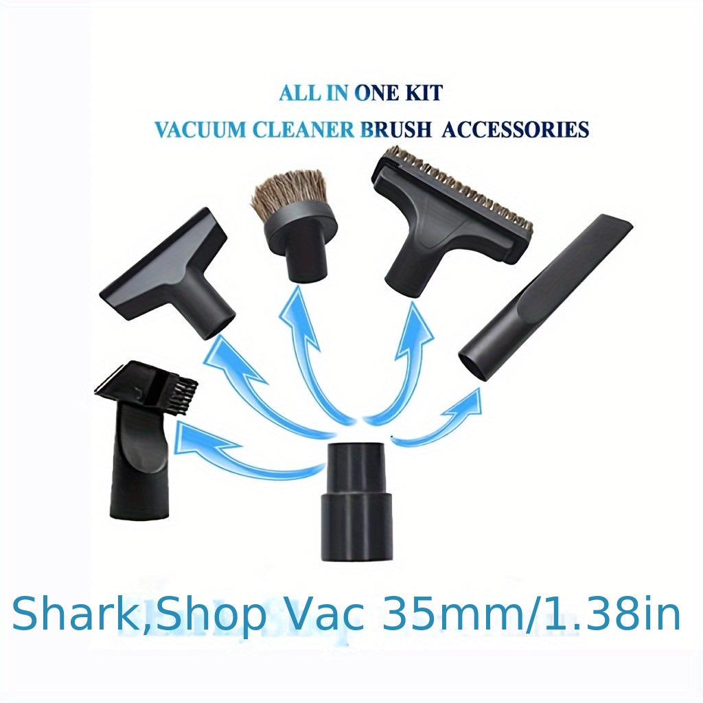 Universal Vacuum Hose Adapter 35mm to 32mm 4-Pack Plastic Connectors