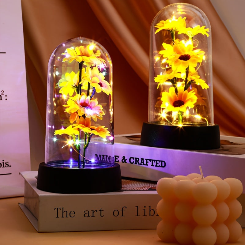 Sunflower Night Light for Home Decor and Special Occasions