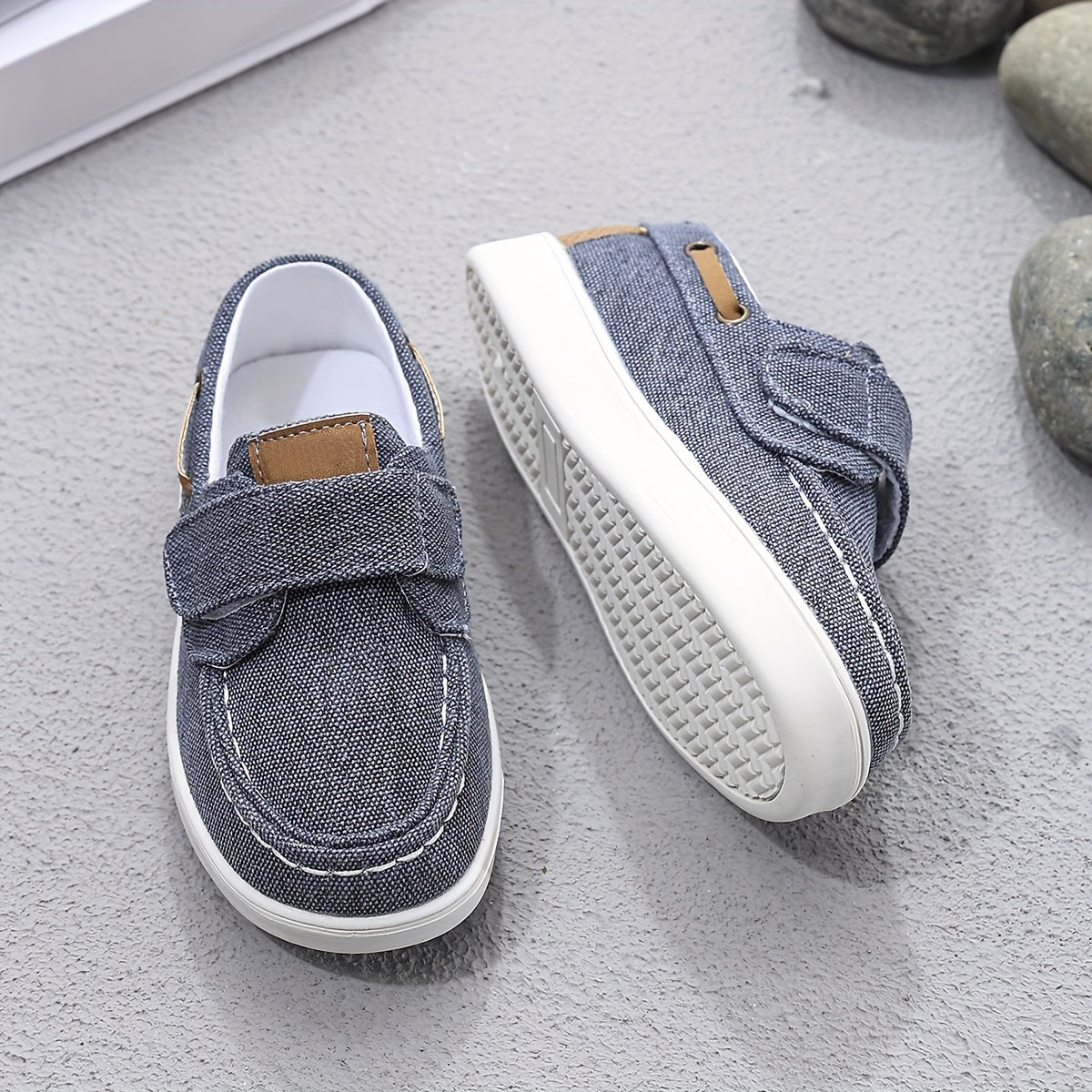 Boys' Canvas Sneakers Soft Non-Slip Casual Low Top All-Season