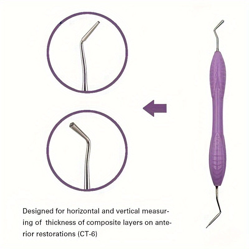 7 Colorful Stainless Steel Dental Restorative Instruments for Strong Grip Filling