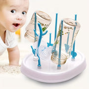 Children's Tree-Shaped Milk Bottle Drying Rack, Disassemble for Easy Storage