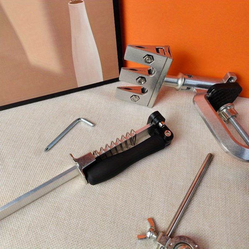 360° adjustable flip angle design stainless steel sharpener multi-piece set