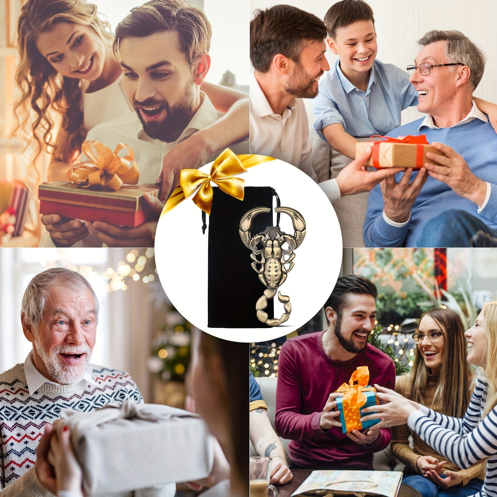 1 dona Scorpion shisha ochgichi, erkaklar uchun sovgalar, oshxona jihozlari va vino aksessuarlar uchun mukammal. Tug'ilgan kunlar va Rojdestvo uchun ideal.