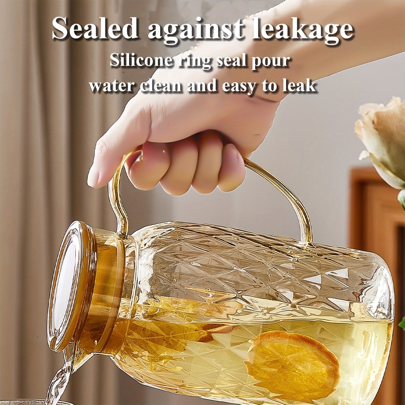 Термостойкий взрывобезопасный пластиковый холодный чайник с большой емкостью для фруктового чая