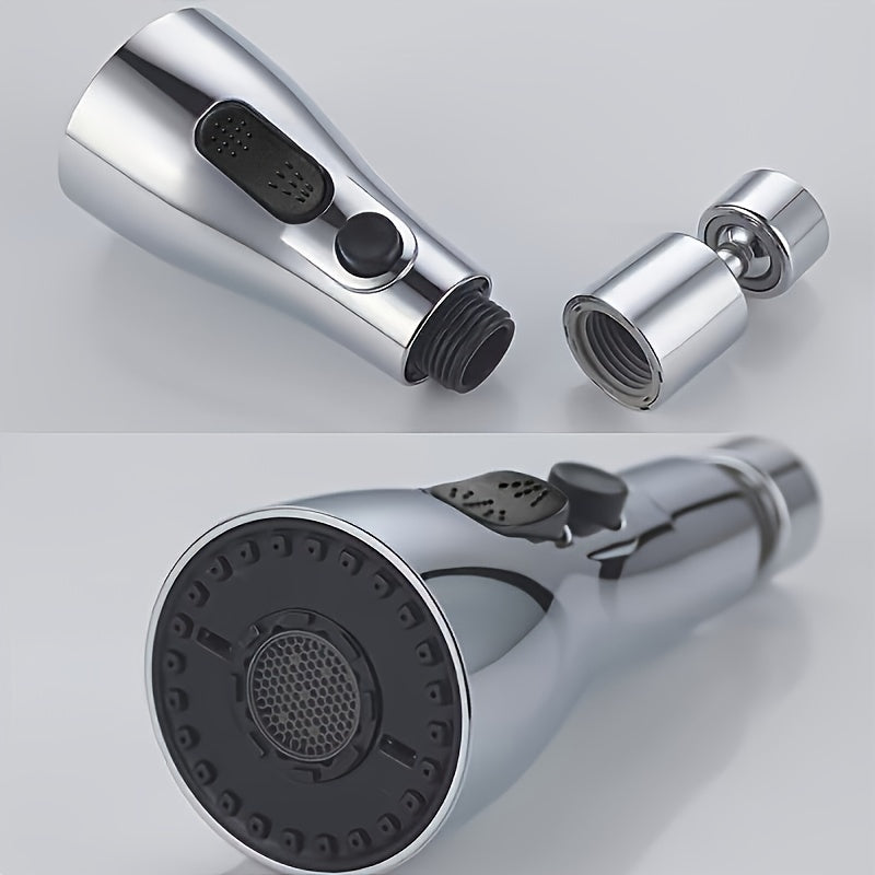 Universal Kitchen Faucet Head with 360° Rotation and 3 Functions