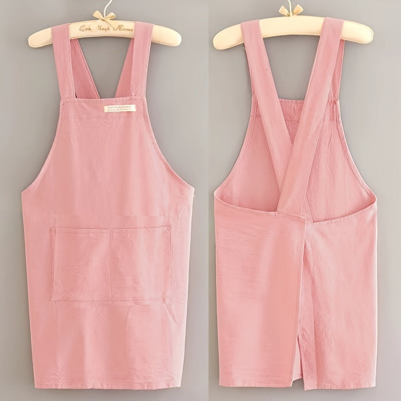 Unisex Canvas Apron Without Tie Straps 100% Woven Canvas 175gsm