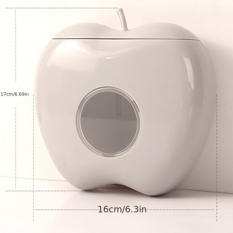Kitchen Cling Film Dispenser with Cutter and Apple Shape for Foil and Wax Paper