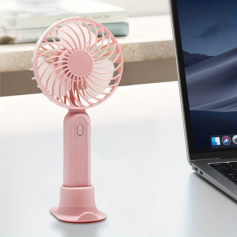 Mini USB Rechargeable Handheld Fan Portable Personal Cooling Device 9.06 Inches