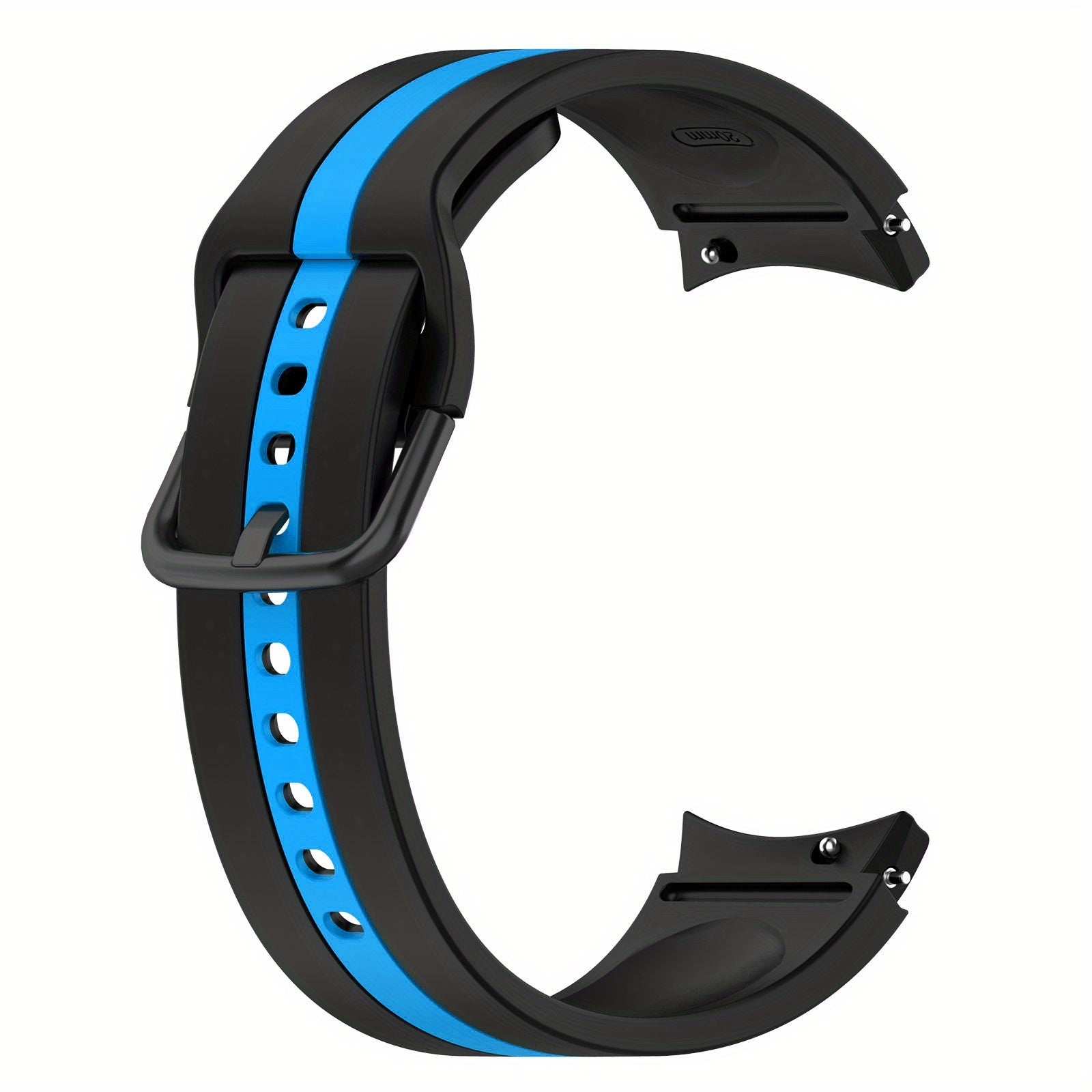 Soft Silicone Sport Watch Band for Men Women Compatible with Samsung Galaxy Watch 4 5 6 7