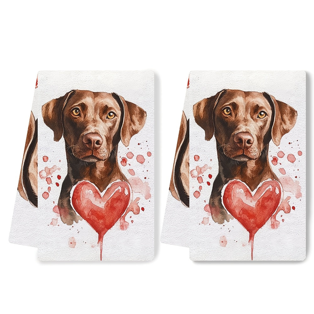2 ta Ultra-Soft it art oshxona sochiqlari 40x60cm yuvuvchan bayram bezaklari