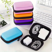 Mini Portable Storage Box for Earphones Coins Jewelry Accessories